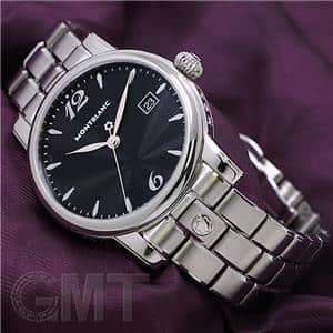 中古)MONTBLANC モンブラン スター デイト クォーツ ブラック 105913 