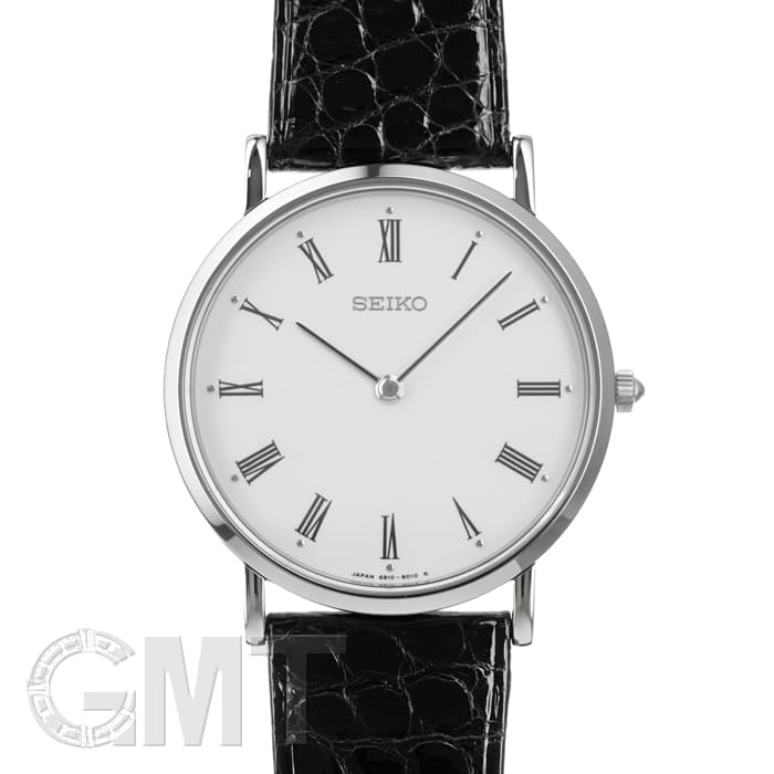 【値下げ・美品】通販生活 メラニーナ マーブルタイプ SEIKO ケース付き 中古)SEIKO セイコー メカニカル SCVL002（商品ID