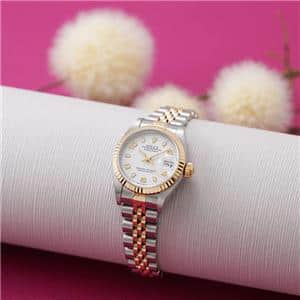 ROLEX ロレックス デイトジャスト 79173 ホワイト アラビア/バー P番 メイン