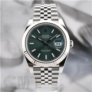 ROLEX ロレックス デイトジャスト 41 126334 ミントグリーン ジュビリーブレスレット メイン