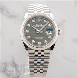 ROLEX ロレックス デイトジャスト 36 126234G グリーンパームモチーフ ジュビリーブレスレット メイン