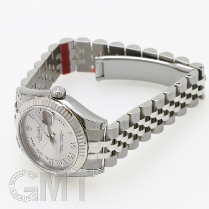新品)ROLEX ロレックス デイトジャスト 178274 グレー ローマ（商品ID