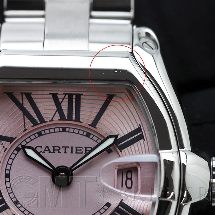 中古)CARTIER カルティエ ロードスター ミニ ピンク W62017V3（商品ID