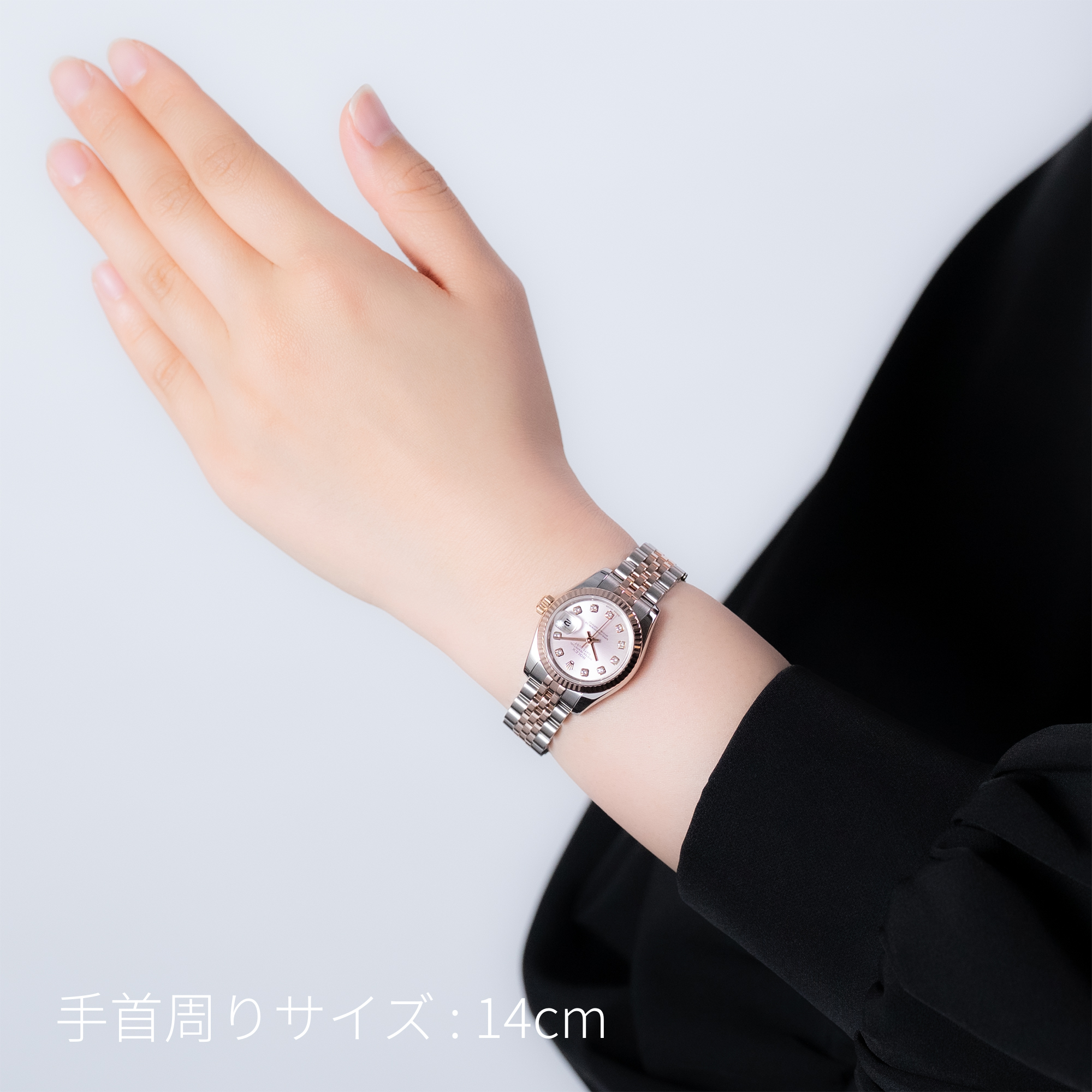 中古)ROLEX ロレックス デイトジャスト 179171G ピンク ジュビリー