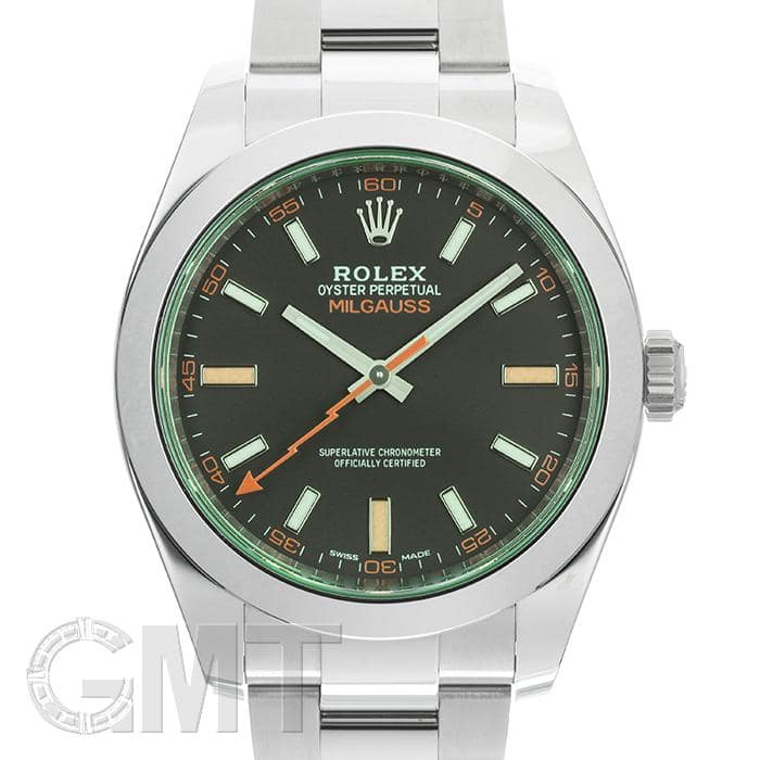 新品)ROLEX ロレックス ミルガウス 116400GV ブラック（商品ID