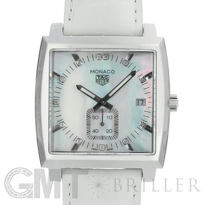 中古)TAG HEUER タグ・ホイヤー モナコ レディ ダイヤモンド MOP