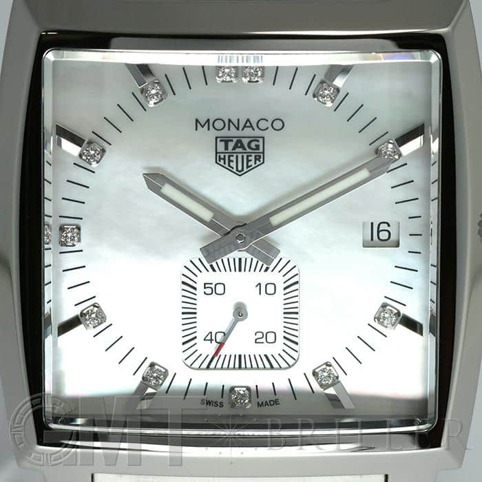 中古)TAG HEUER タグ・ホイヤー モナコ レディ ダイヤモンド MOP