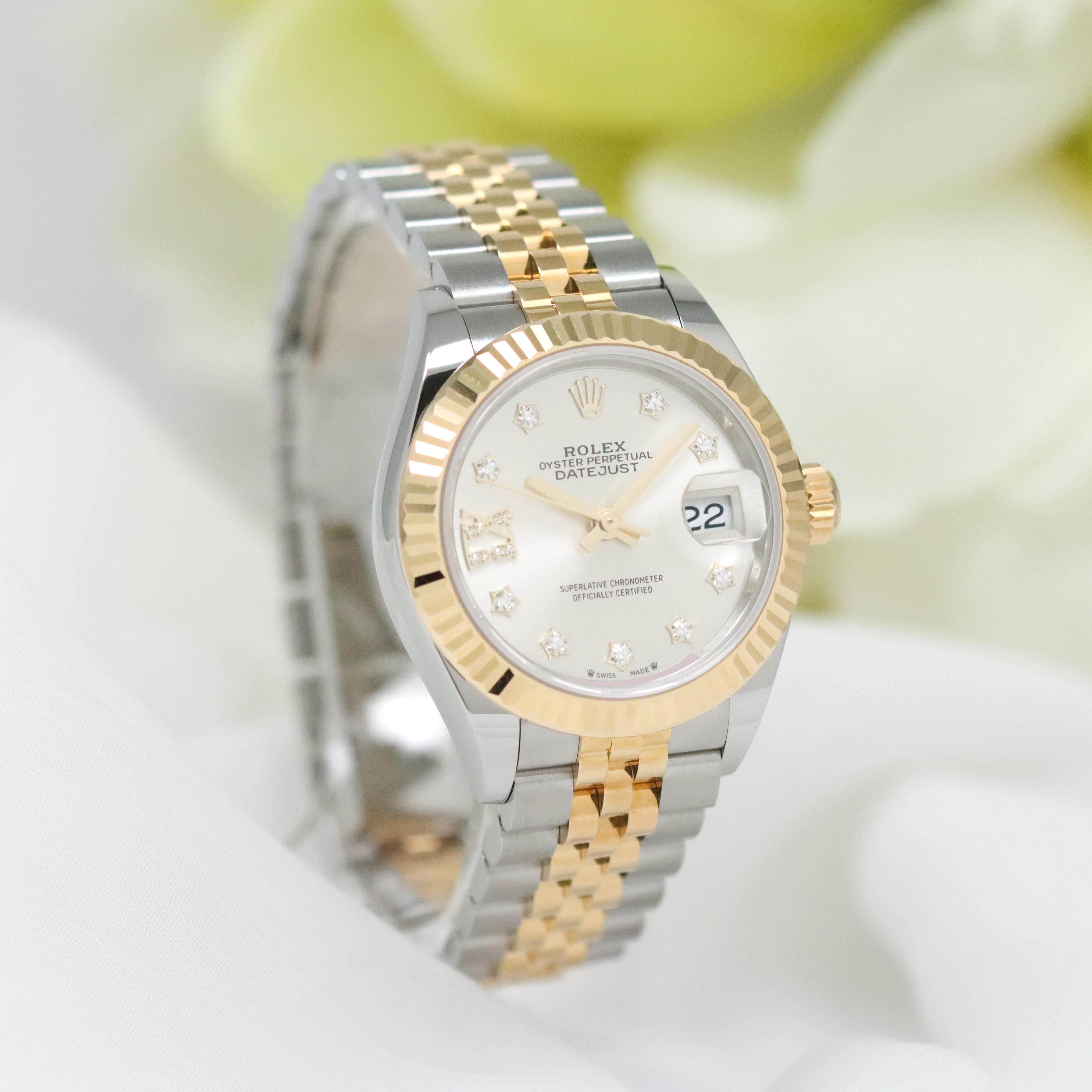 未使用)ROLEX ロレックス デイトジャスト 28 279173G シルバー スター