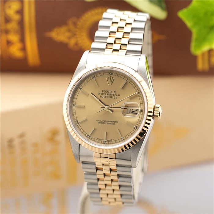 中古)ROLEX ロレックス デイトジャスト 16233 シャンパン（商品ID