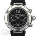 CARTIER カルティエ パシャ シータイマークロノグラフ W31088U2