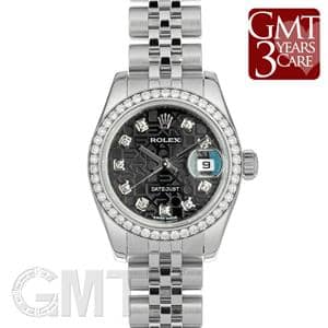 ROLEX ロレックス デイトジャスト 179384G ベゼルダイヤ ブラックコンピューター メイン