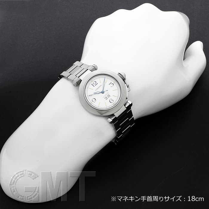 中古)CARTIER カルティエ パシャC ビッグデイト W31044M7（商品ID
