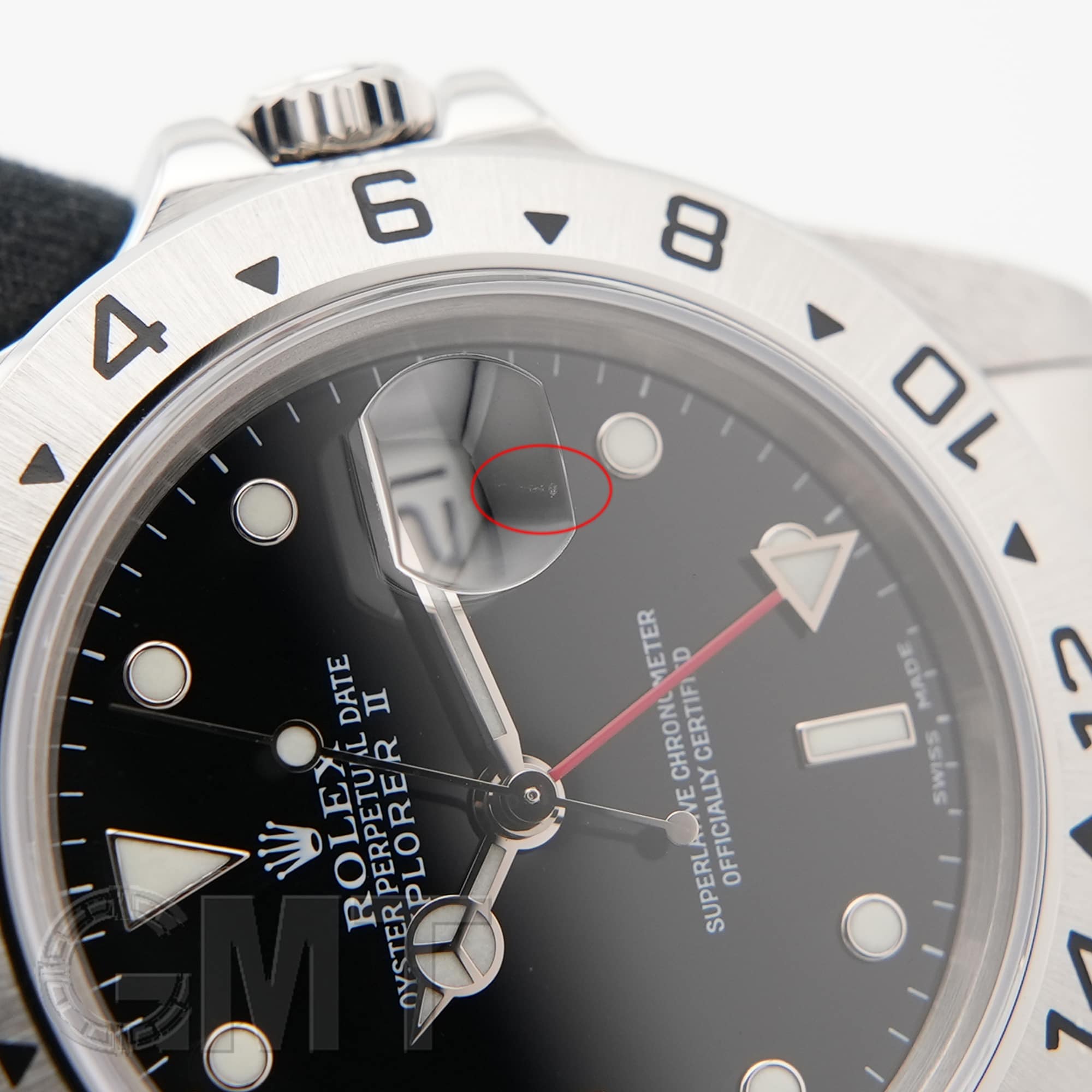 ロレックス ROLEX エクスプローラーII 16570 F番 時計 メンズ ブランド デイト 自動巻き AT ステンレス SS シルバー ブラック 点検済み 【中古】 中古)ROLEX ロレックス エクスプローラー II 16570 ブラック（商品ID