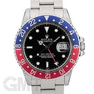 ROLEX ロレックス GMTマスター 16750 レッド/ブルーベゼル フチ有 メイン