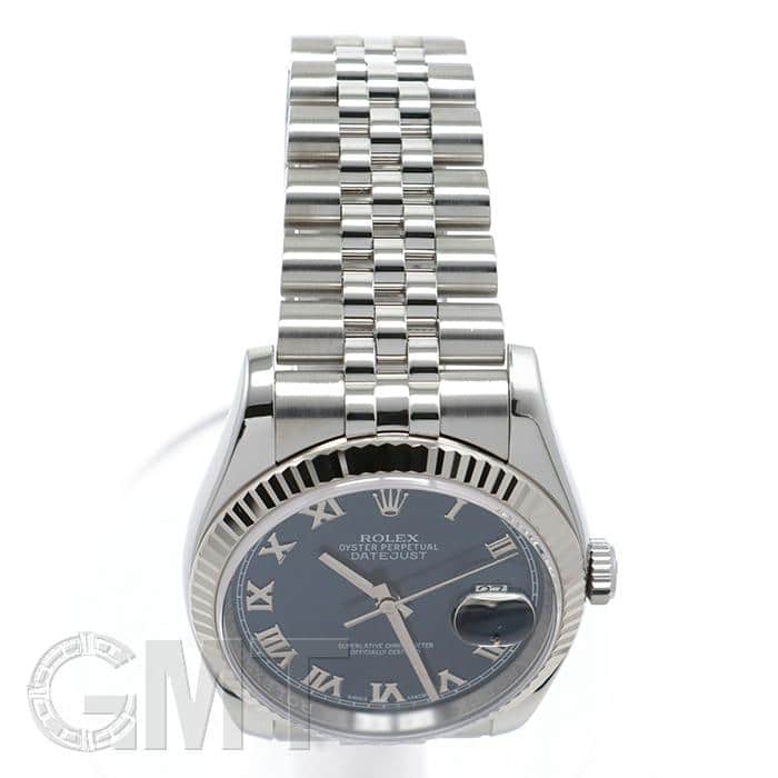 中古)ROLEX ロレックス デイトジャスト 36 116234 ブルーローマ