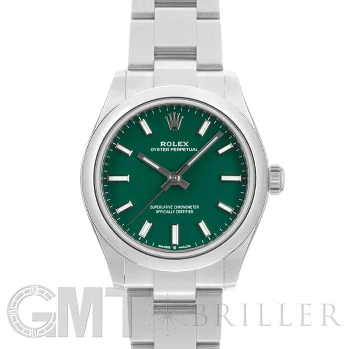 ロレックス　カフス　グリーン 中古)ROLEX ロレックス オイスターパーペチュアル 31 277200