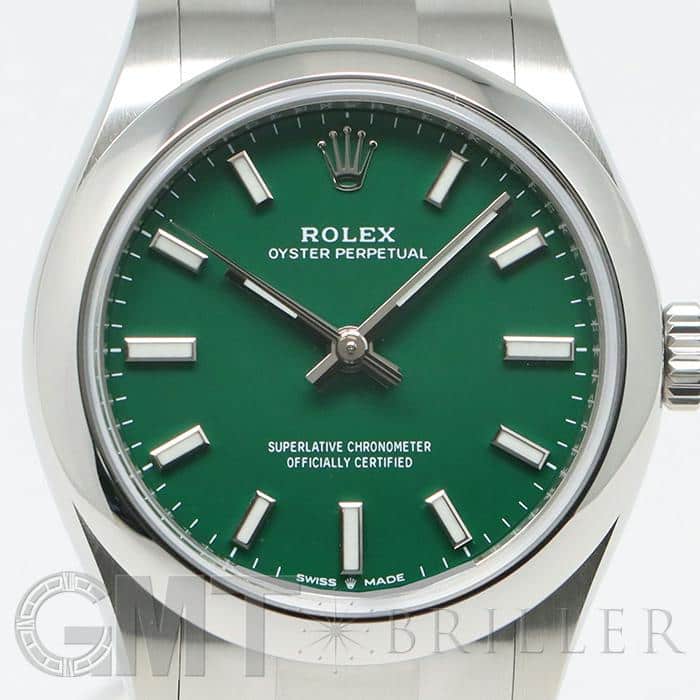 中古)ROLEX ロレックス オイスターパーペチュアル 31 277200 グリーン