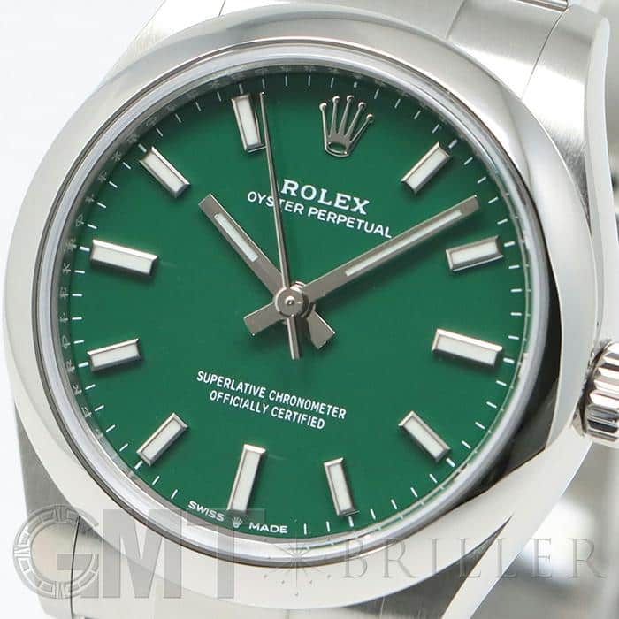 中古)ROLEX ロレックス オイスターパーペチュアル 31 277200 グリーン