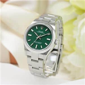 中古)ROLEX ロレックス オイスターパーペチュアル 31 277200 グリーン