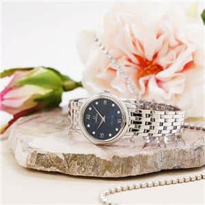 OMEGA オメガ デ・ヴィル プレステージ オービス ブルー 27.4mm 424.10.27.60.53.003 メイン