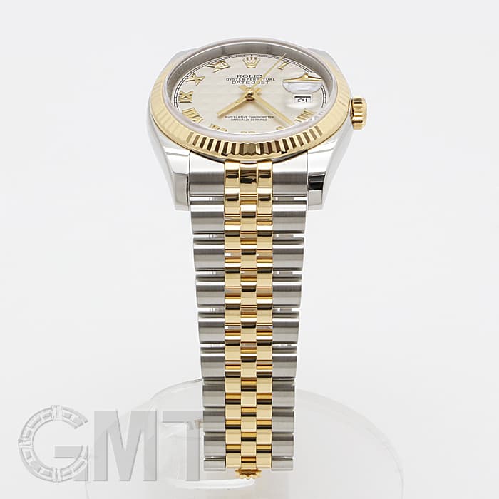 中古)ROLEX ロレックス デイトジャスト 116233 アイボリー ピラミッド