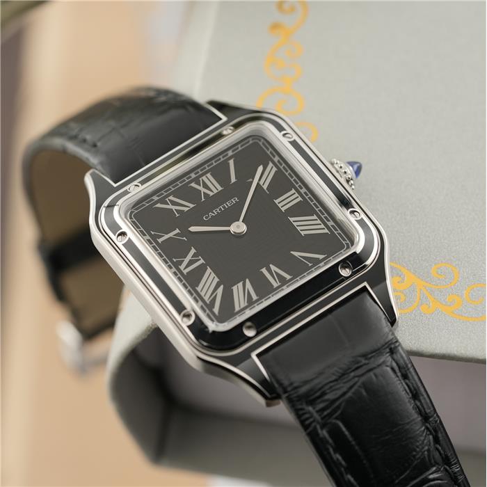 中古)CARTIER カルティエ サントス デュモン ウォッチ LM WSSA0046