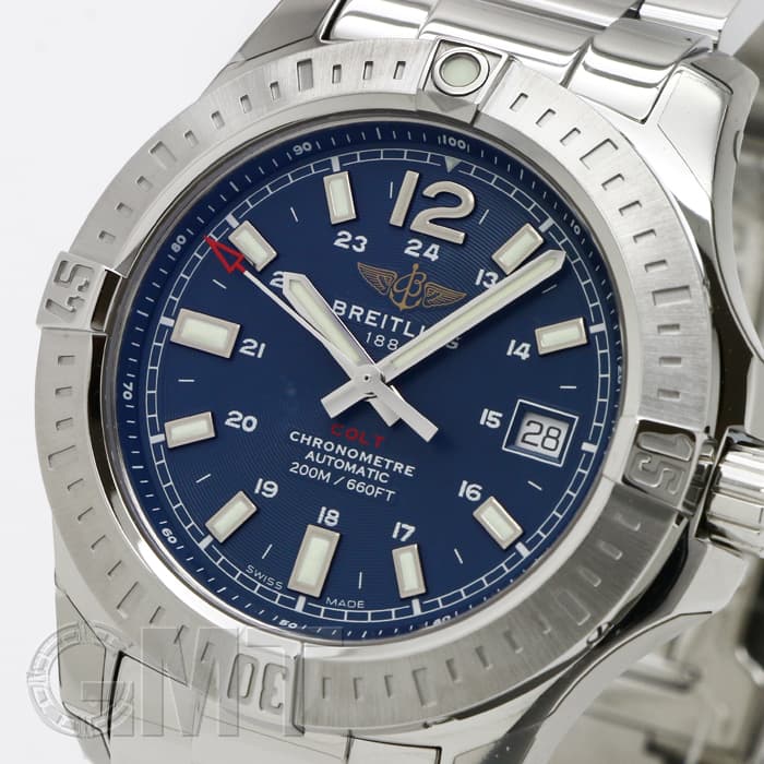 新品)BREITLING ブライトリング コルト オートマチック41 ブルー