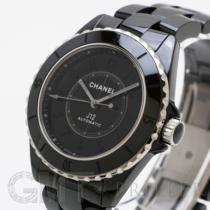 新品)CHANEL シャネル J12 ファントム ブラックセラミック 38mm H6185