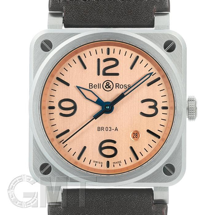 新品)BELL & ROSS ベル&ロス BR 03 COPPER BR03A-GB-ST/SCA（商品ID