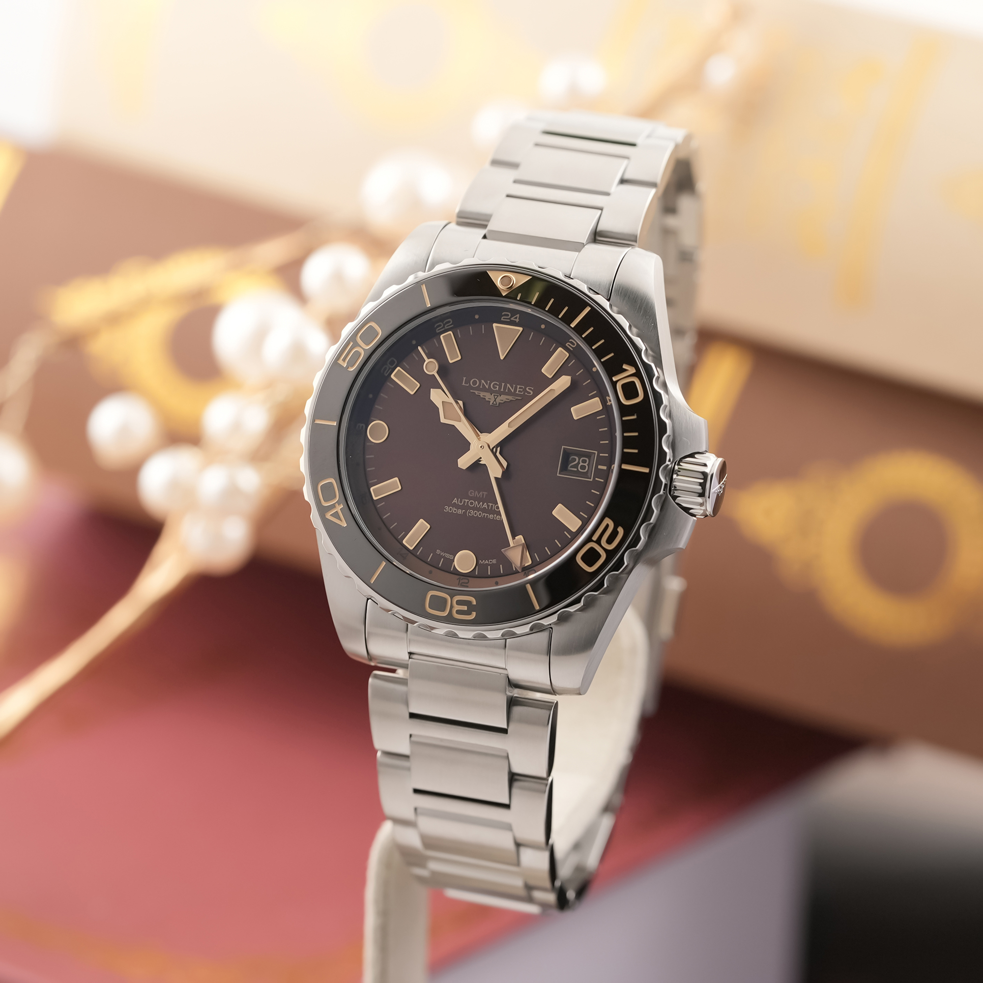 新品)LONGINES ロンジン ハイドロコンクエスト GMT L3.790.4.66.6