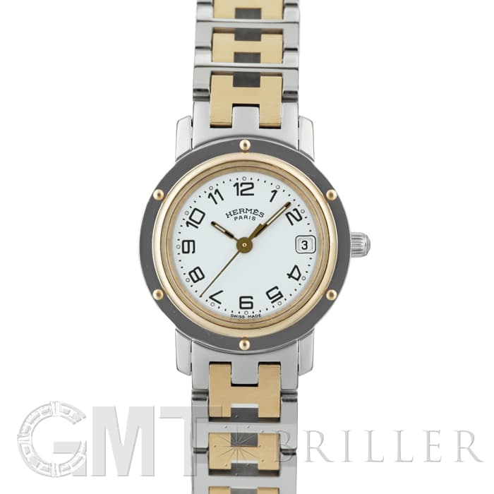 中古)HERMES エルメス クリッパー CL4.220 ホワイト（商品ID