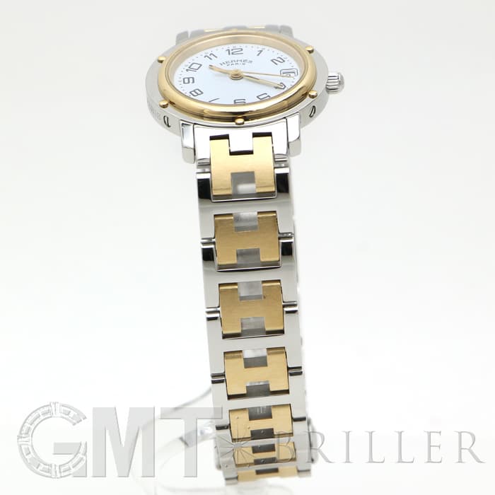 中古)HERMES エルメス クリッパー CL4.220 ホワイト（商品ID