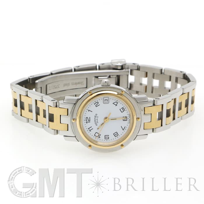 中古)HERMES エルメス クリッパー CL4.220 ホワイト（商品ID