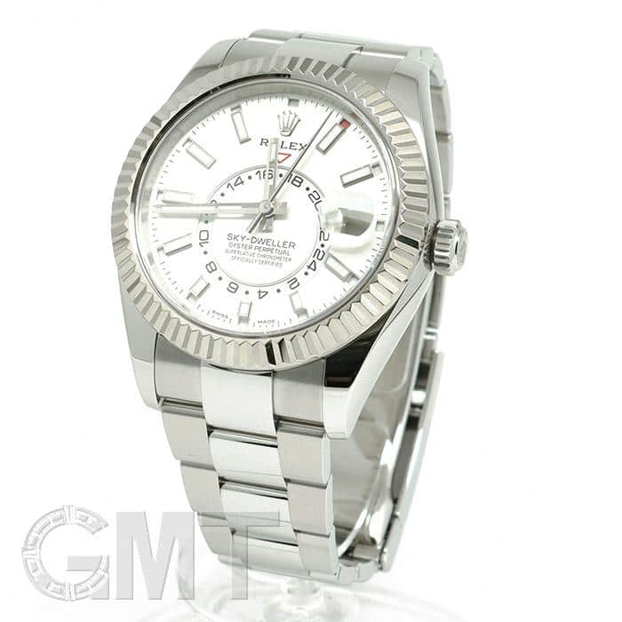 中古)ROLEX ロレックス スカイドゥエラー 326934 ホワイト オイスター