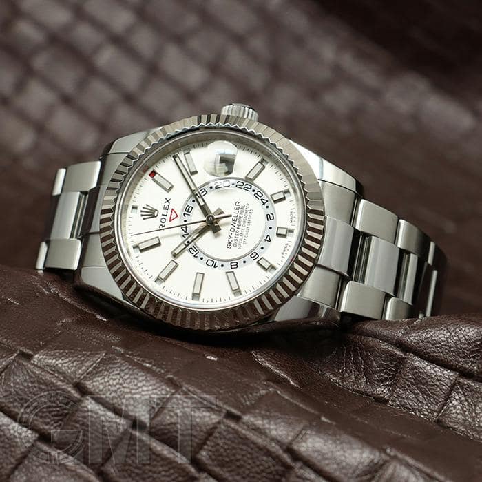 中古)ROLEX ロレックス スカイドゥエラー 326934 ホワイト オイスター