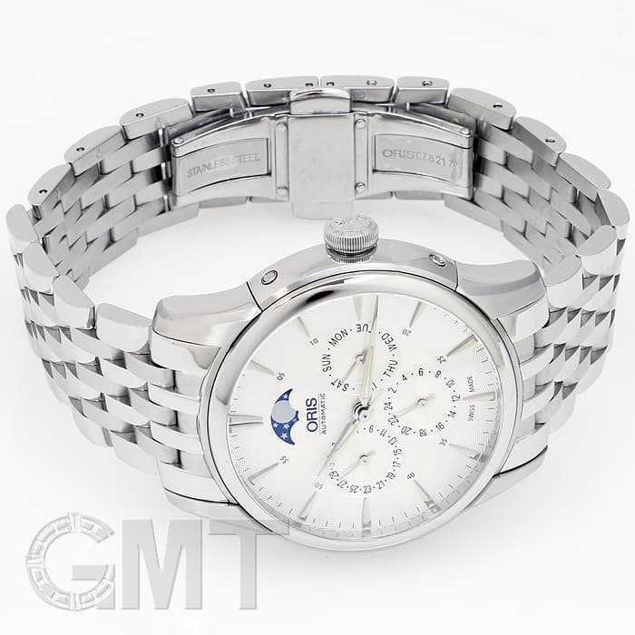 新品)ORIS オリス アートリエ コンプリケーション シルバー 781 7703