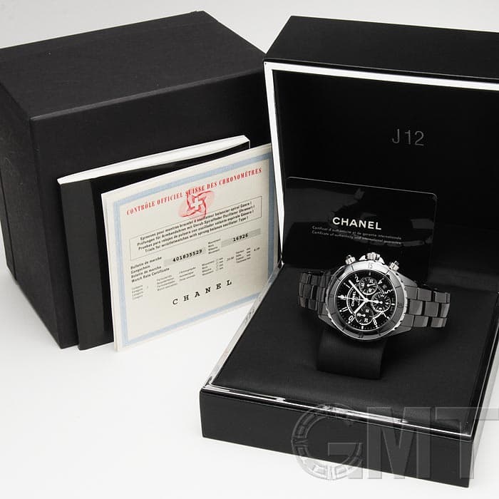 中古)CHANEL シャネル J12 H0940 クロノグラフ メンズ 41mm（商品ID
