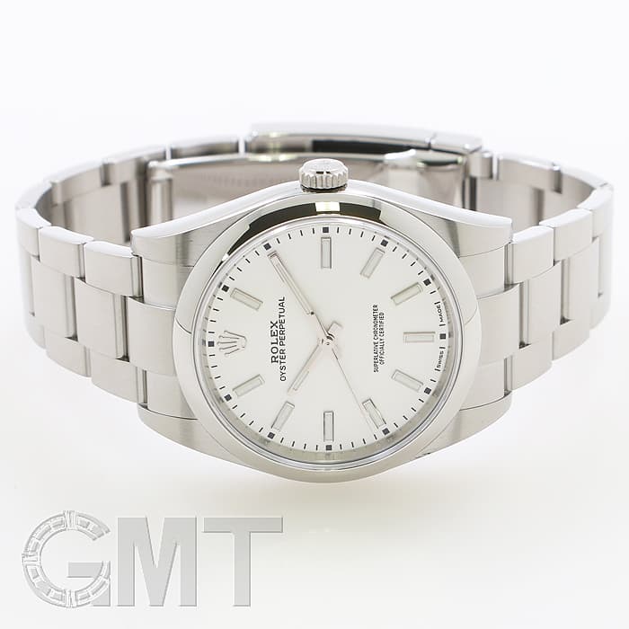 中古)ROLEX ロレックス オイスターパーペチュアル 39 114300 ホワイト