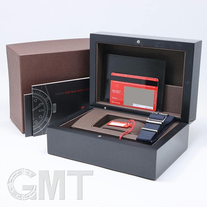 中古)TUDOR チューダー ヘリテージブラックベイ 79220B レザー
