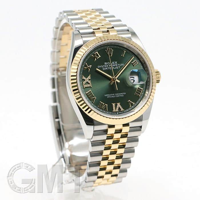 中古)ROLEX ロレックス デイトジャスト 36 126233 オリーブグリーンVI