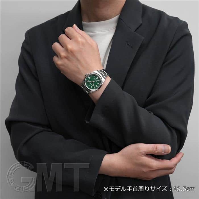 中古)ROLEX ロレックス オイスターパーペチュアル 41 124300 グリーン