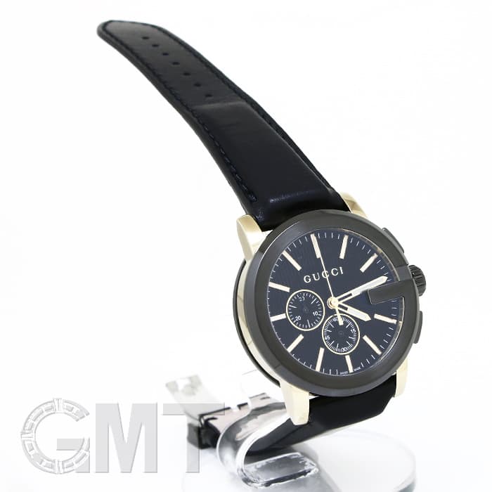GUCCI グッチ 腕時計 Gクロノ QZ YA101203 黒文字盤 グッチ 腕時計 メンズ G-クロノ YA101203 ブラックダイアル×ブラック