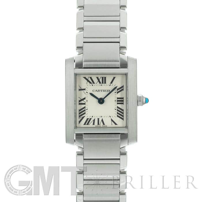 カルティエ CARTIER タンクフランセーズSM レディース クォーツ 腕時計 SS ホワイト文字盤 W51008Q3 中古 新入荷 CA0447 TANK（Cartier） カルティエ CARTIER タンクフランセーズSM レディース