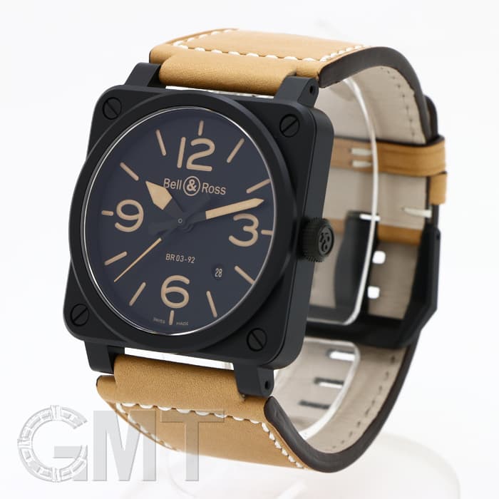 新品)BELL & ROSS ベル&ロス BR BR03-92 HERITAGE セラミック（商品ID