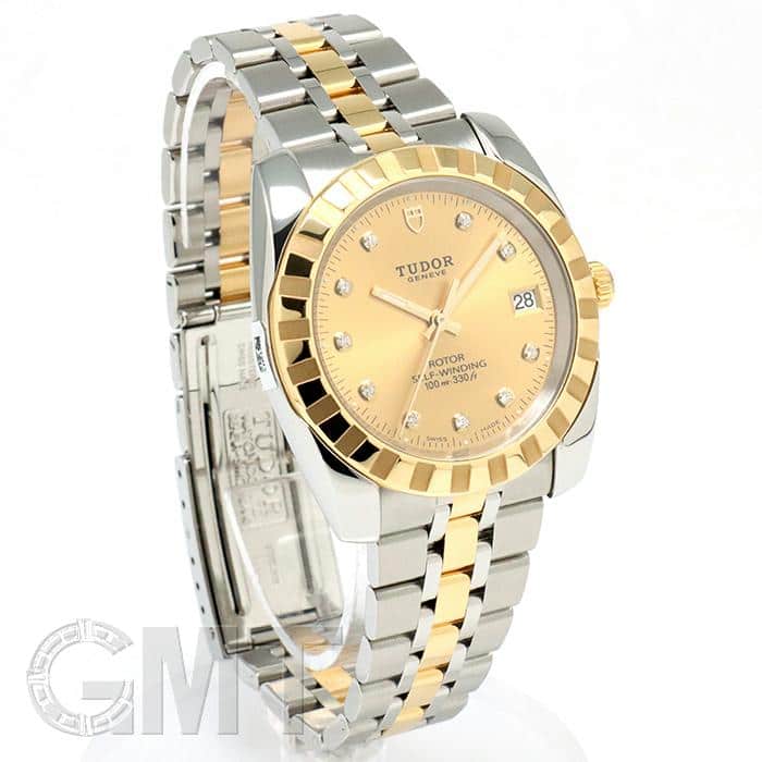 新品)TUDOR チューダー クラシック デイト M21013G シャンパン 10P
