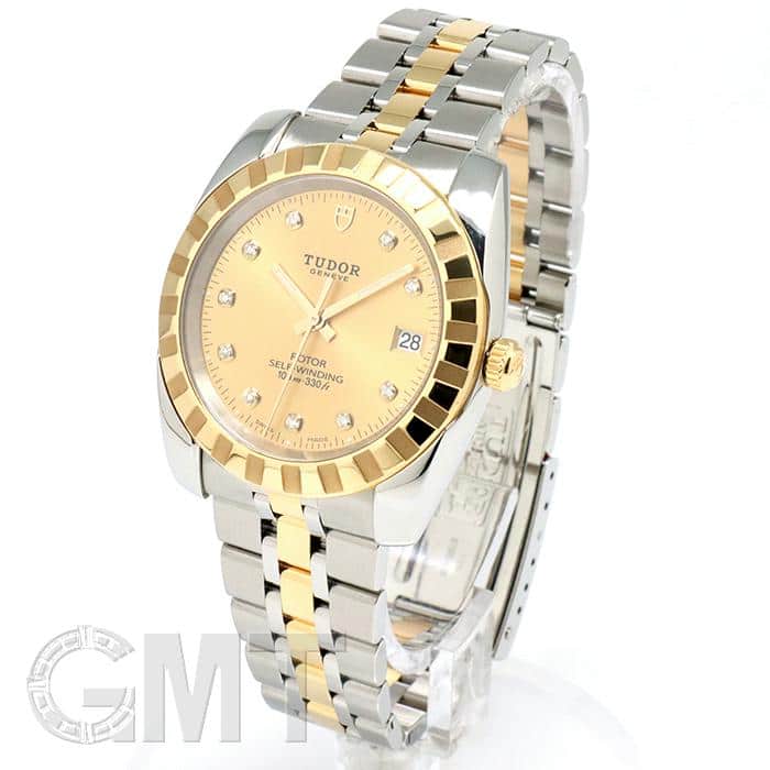 新品)TUDOR チューダー クラシック デイト M21013G シャンパン 10P