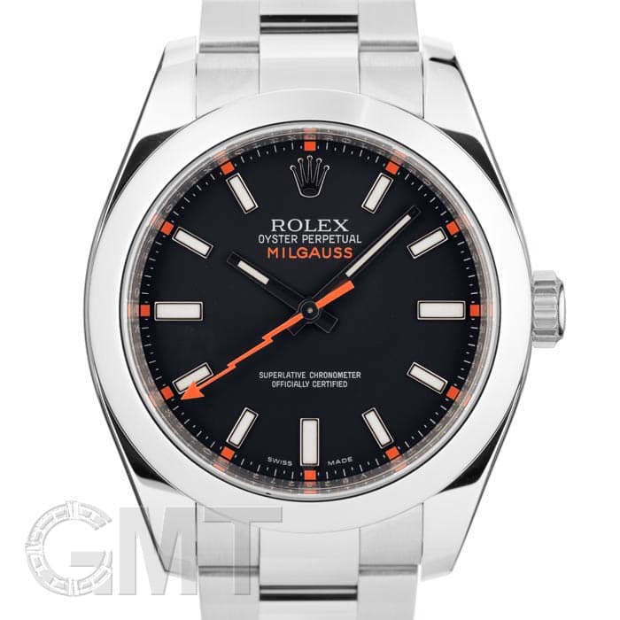中古)ROLEX ロレックス ミルガウス 116400 ブラック（商品ID