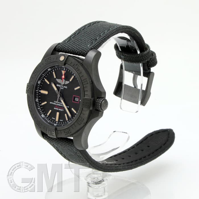 BREITLING ブラック ラバーベルト 新品)BREITLING ブライトリング スーパーオーシャン ブラック