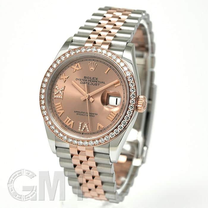 中古)ROLEX ロレックス デイトジャスト 36 126281RBR ロゼ（商品ID