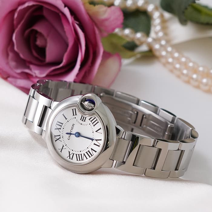 新品)CARTIER カルティエ バロンブルー SM W69010Z4（商品ID